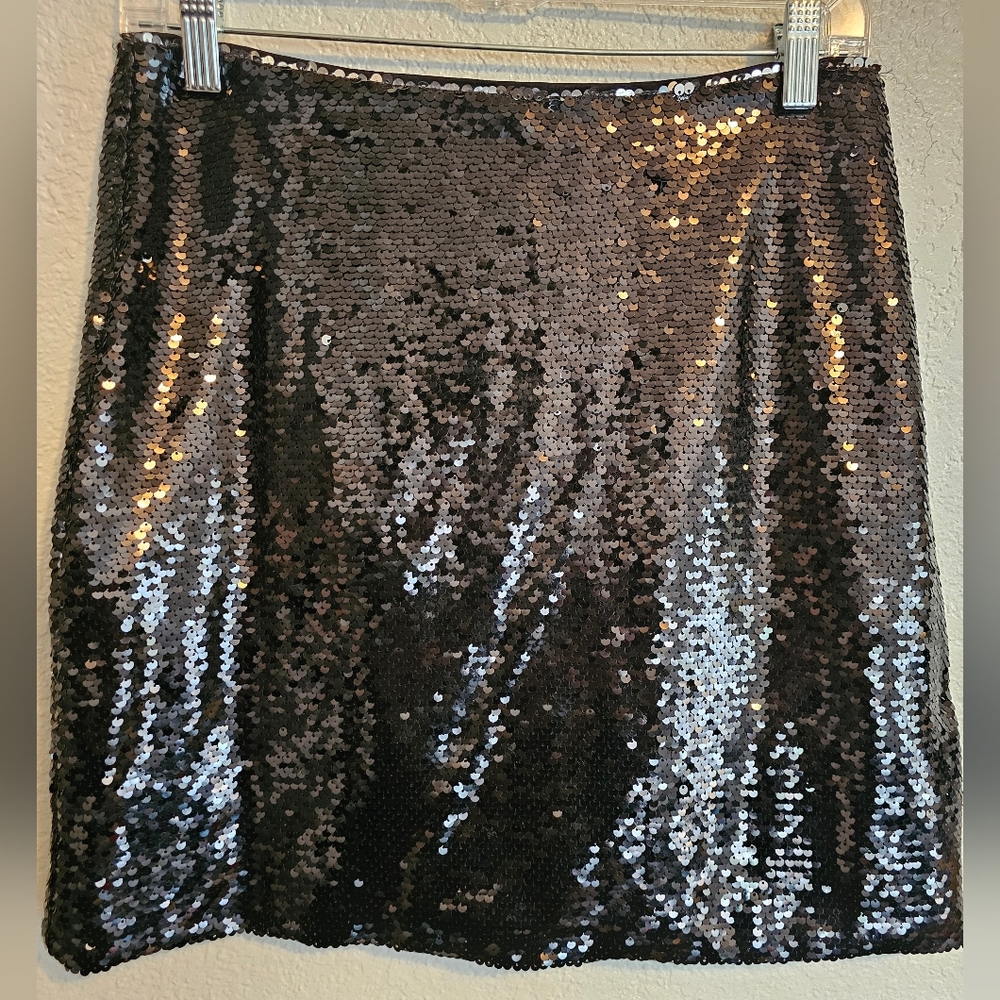Sequin mini skirt